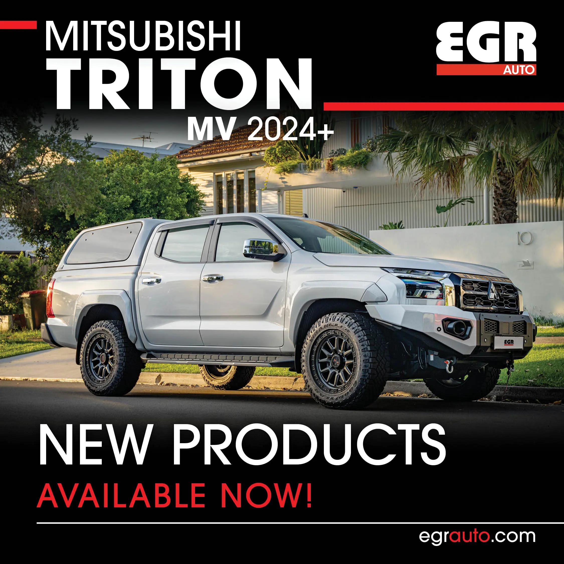Promo banner - Click here for new EGR products available now for the Mitsubishi Triton MV 2024.