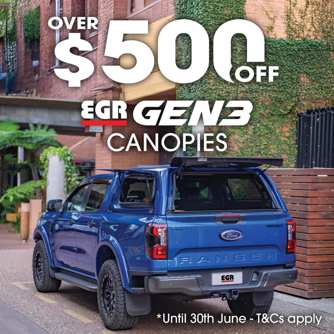Over $500 off EGR Gen3 Canopies — limited time, until 30 June