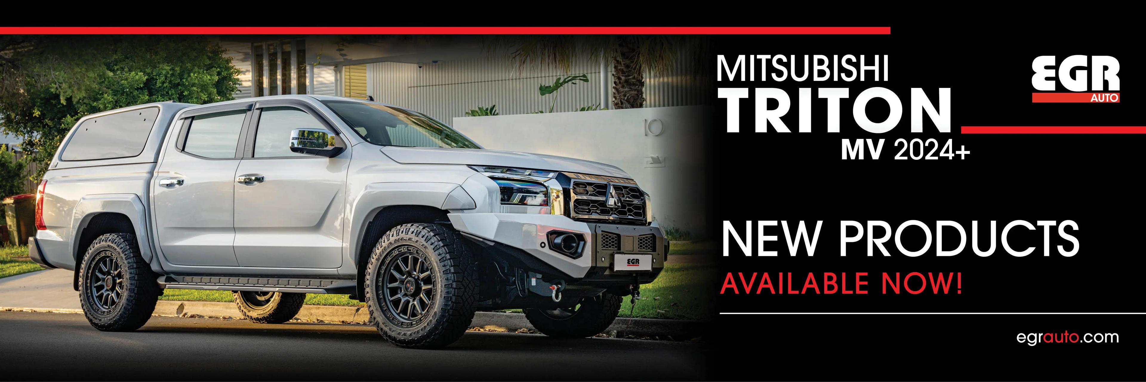 Promo banner - Click here for new EGR products available now for the Mitsubishi Triton MV 2024.