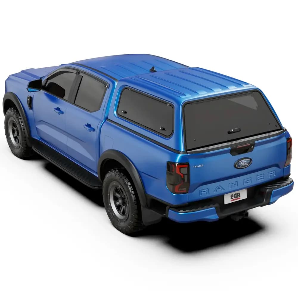 EGR Core Canopy fitted on a white Toyota Hilux