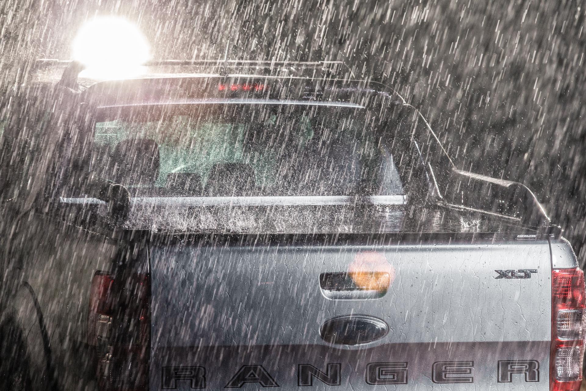 a ute being washed