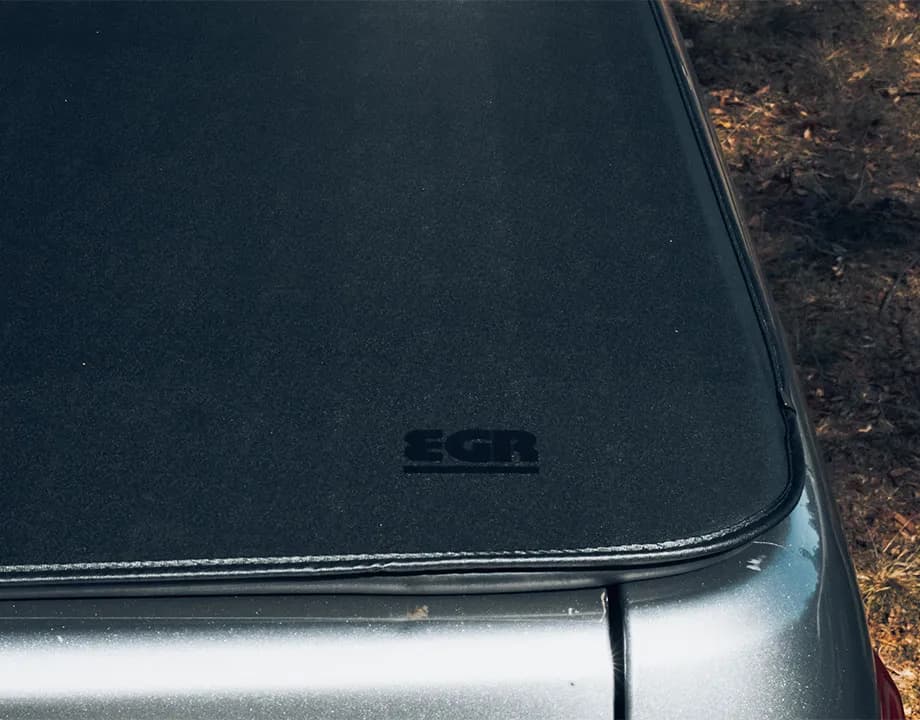 EGR soft tonneau cover fitted on a ute tray with EGR branding visible