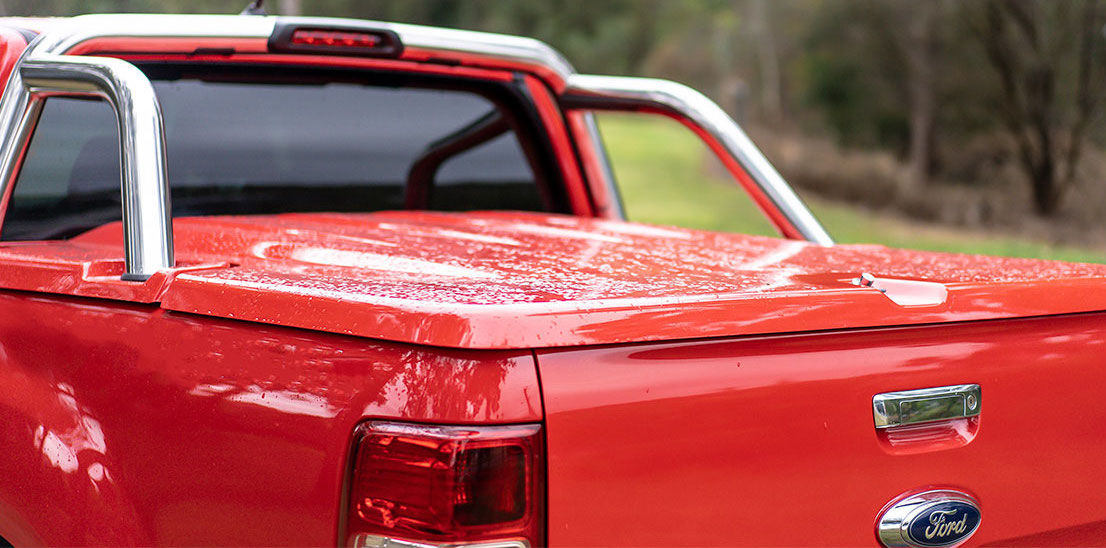 a ute being washed