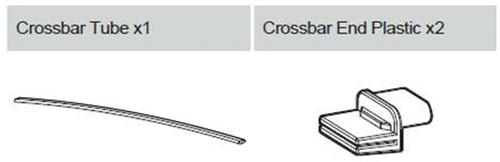 Shop Replacement Crossbar and End Cap for EGR Soft Tonneau Covers - 1 Bar