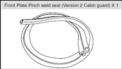 Shop Replacement Cabin Guard Pinch Weld Seal for EGR Soft Tonneau Covers - 1 Pair - Ford Ranger PX 2011-22 with V2 Cabin Guards (SFTC0046/62)
