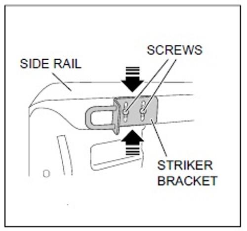 Shop Replacement Lock Striker Kit - VW Amarok 2010-