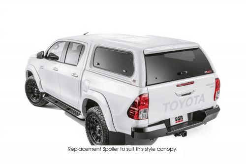 Shop Replacement Door Spoiler Painted Inferno - Toyota Hilux A-Deck 2015-
