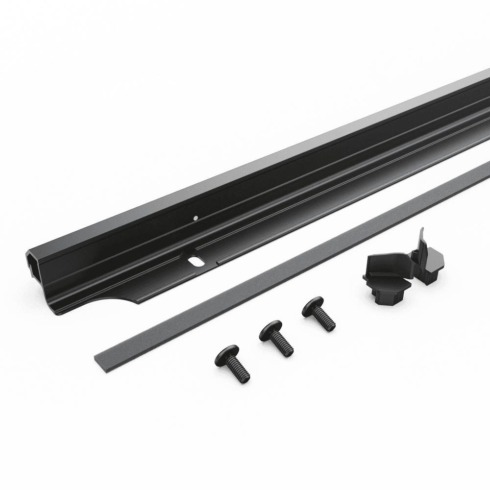 Toyota Hilux RollTrac replacement tailgate rail kit with end caps and fastener thumbnail