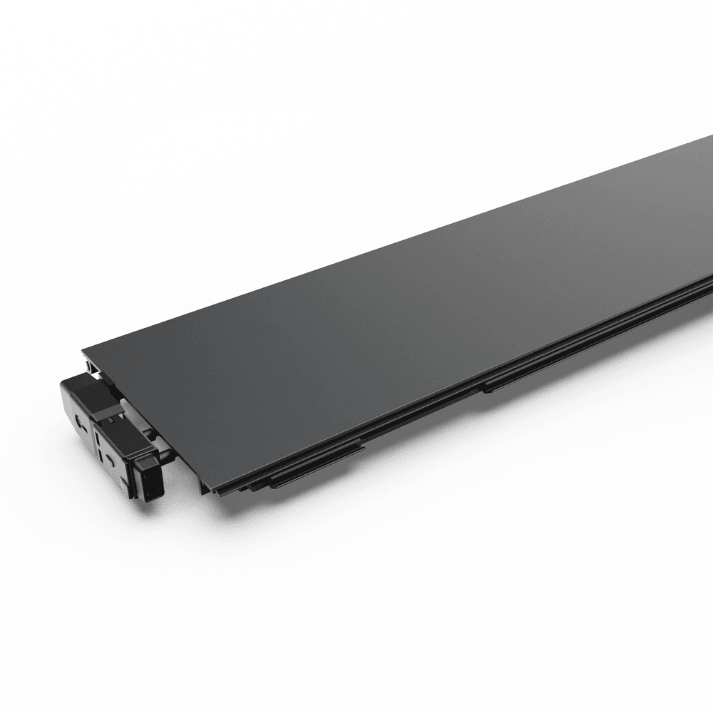 EGR RollTrac replacement electric hand rail for Toyota Hilux 2015 showing aluminium rail with integrated mounting design. thumbnail