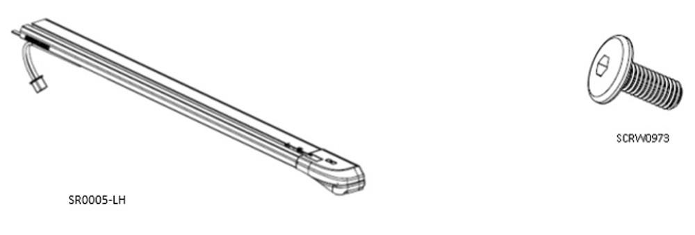 EGR Auto - EGR RollTrac Amarok Replacement Side Rail - LH (Electric) - Volkswagen Amarok 2010- product image 0