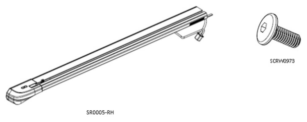 EGR Auto - EGR RollTrac Amarok Replacement Side Rail - RH (Electric) - Volkswagen Amarok 2010- product image 0