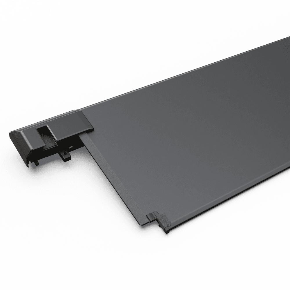 Volkswagen Amarok 2010 RollTrac front cover with corner sections designed for secure fit and protection of canister system.