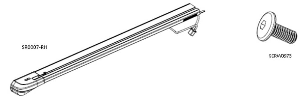 EGR Auto - RollTrac Triton Replacement Side Rail - RH (Electric) - Mitsubishi Triton MQ/MR product image 0