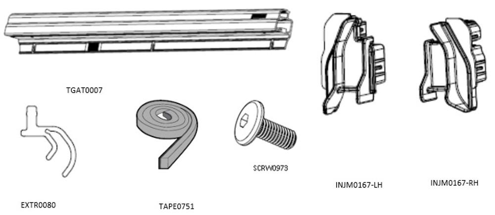 EGR Auto - RollTrac Triton Replacement Tailgate Rail - Mitsubishi Triton MQ/MR product image 0