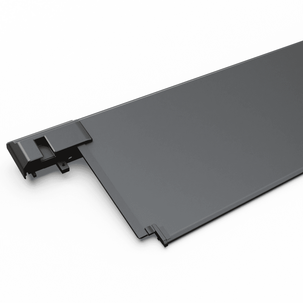 EGR RollTrac replacement front cover panel with corner mounts for Mitsubishi Triton MQ MR 2015-onwards tonneau cover canister.