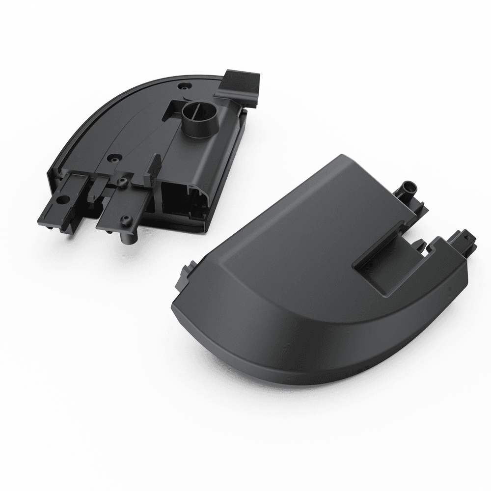 EGR RollTrac rear corner casing replacement for manual tonneau cover models, showing protective corner housing components designed to restore durability and fit on RollTrac systems.