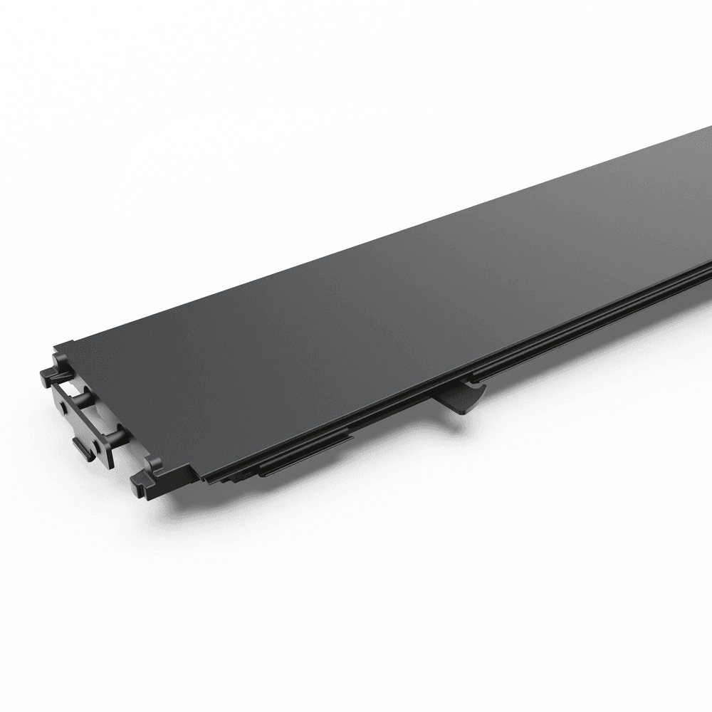 EGR RollTrac Replacement Hand Rail Manual - Toyota Hilux 2015 close-up of durable rail design for smooth manual cover movement.