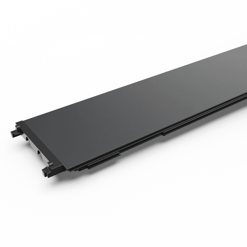 Volkswagen Amarok RollTrac manual hand rail with integrated mounting points for secure and smooth cover operation. thumbnail