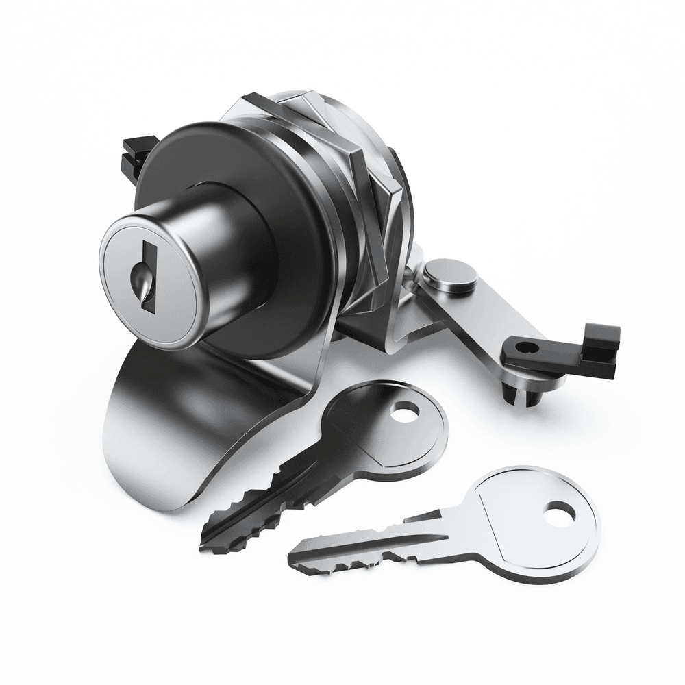EGR replacement push button lock assembly for Holden VE and VF 3P Remote, showing exploded diagram of lock barrel components, springs, washers, and mounting hardware