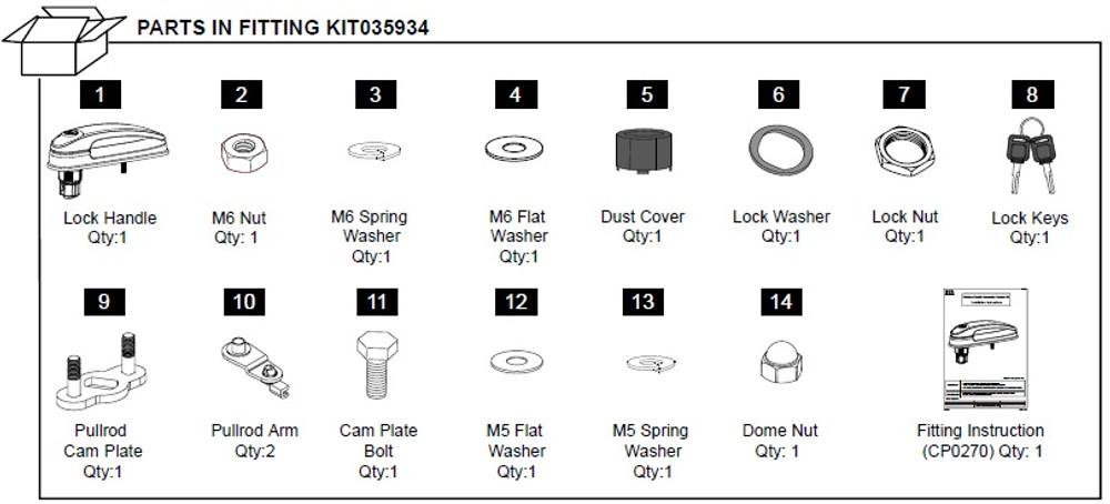 EGR Auto - Premium Canopy Remote Rear Door Handle product image 0