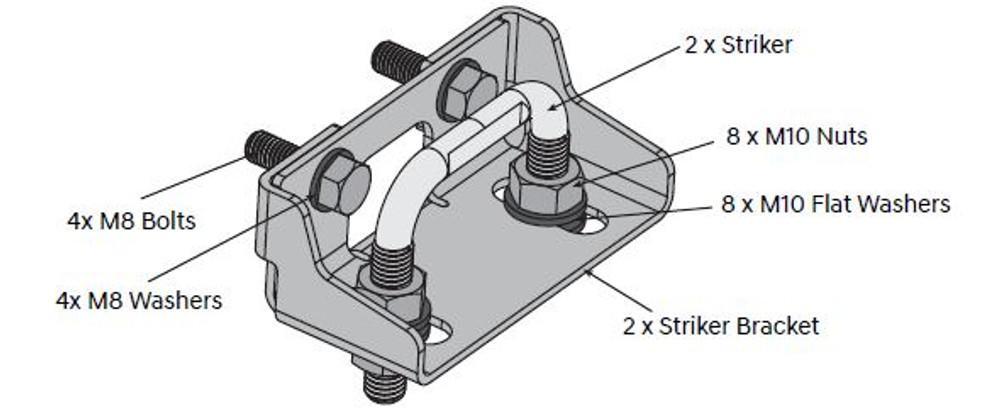 EGR Auto - Load Shield Replacement Striker Bracket 1 product image 0