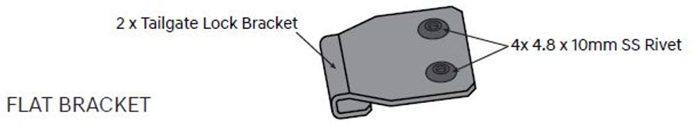 EGR Auto - Load Shield Replacement Tailgate Lock Tabs product image 0