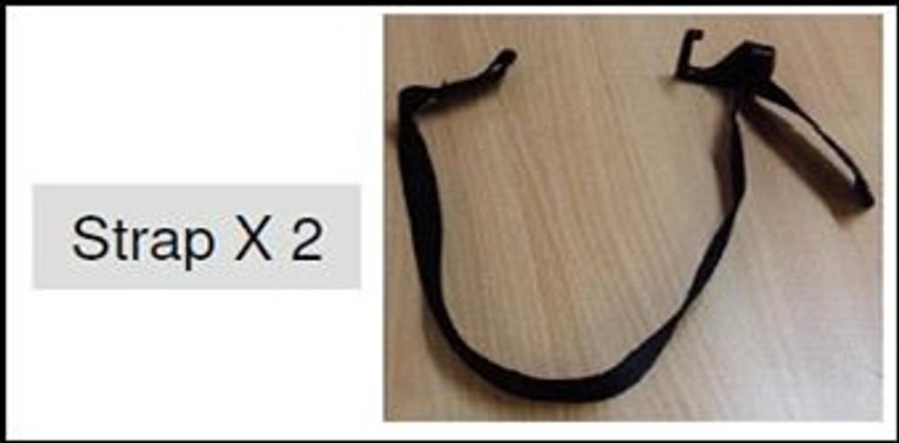 EGR Auto - Replacement Front Roll-Up Strap Kit for EGR STC - 1 Pair product image 0