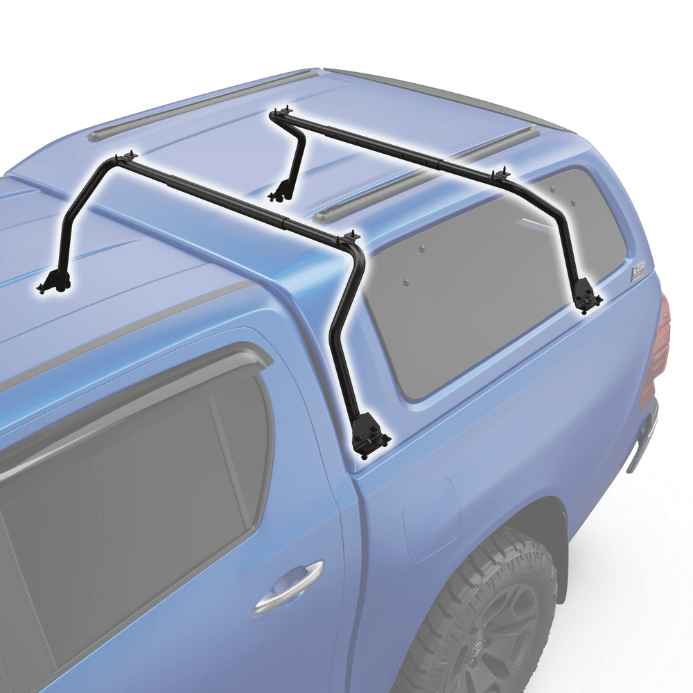 Toyota Hilux 2015 with EGR GEN3 canopy roof rack system and heavy-duty internal support frame