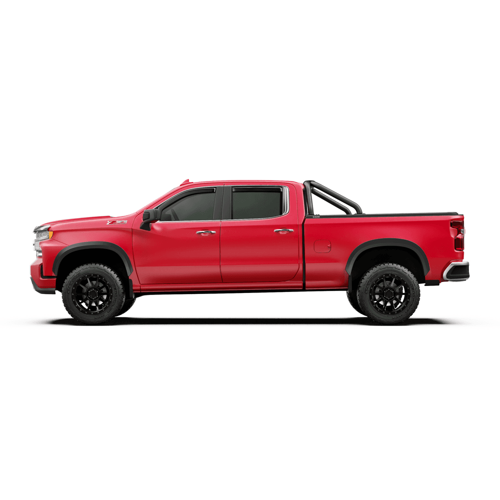 Side profile of Chevrolet Silverado 1500 2020 onwards with EGR RollTrac Sports Bar