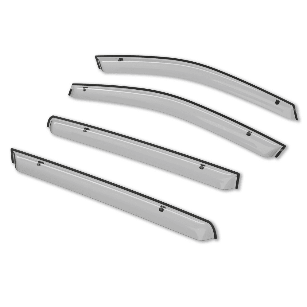 Set of EGR slimline weather shields designed for Ford Ranger RA 2022-onwards shown off vehicle