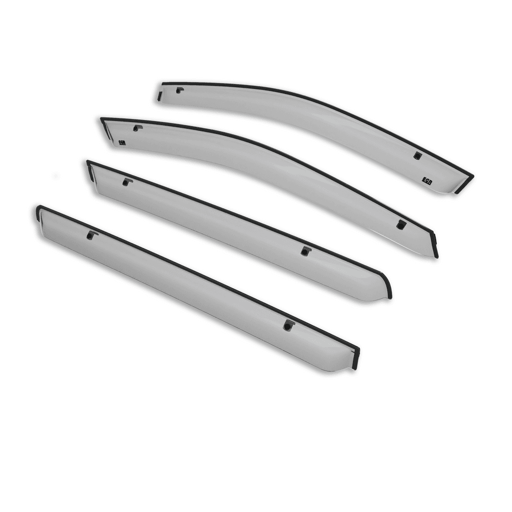 Set of EGR Slimline Weather Shields for Ford Everest EK 2023-Onwards, made from UV-stable acrylic for all-weather ventilation