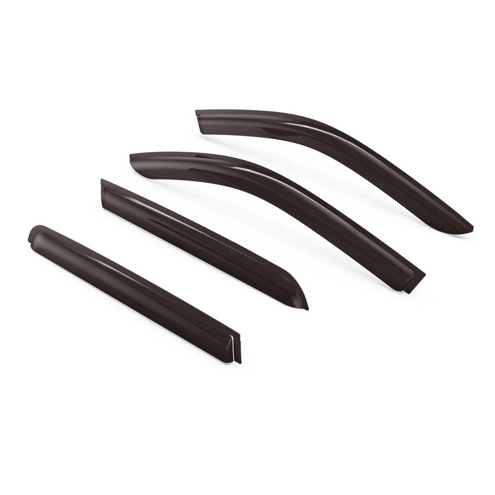 EGR Slimline Weather Shields kit components for Toyota Hilux, made from UV-stable Australian acrylic