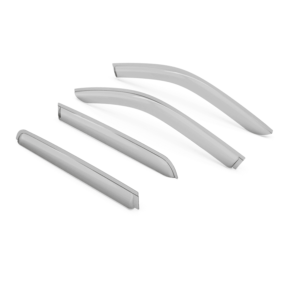 EGR Slimline Weather Shields kit components for Toyota Hilux, made from UV-stable Australian acrylic