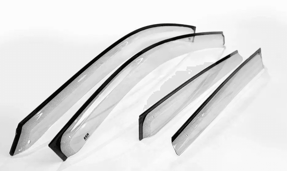 Set of EGR Slimline Weather Shields for Mazda BT-50 2020-onwards displayed off vehicle