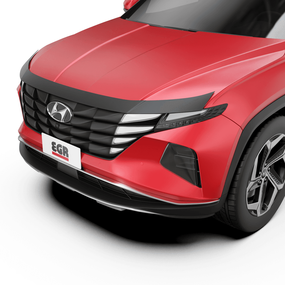 Hyundai Tucson 2021-Onwards bonnet fitted with EGR bonnet protector from the Protection Pack for stone chip and insect protection
