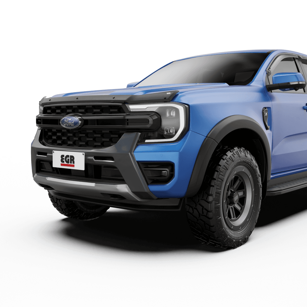 Ford Everest 2022 with EGR matte black bonnet protector fitted