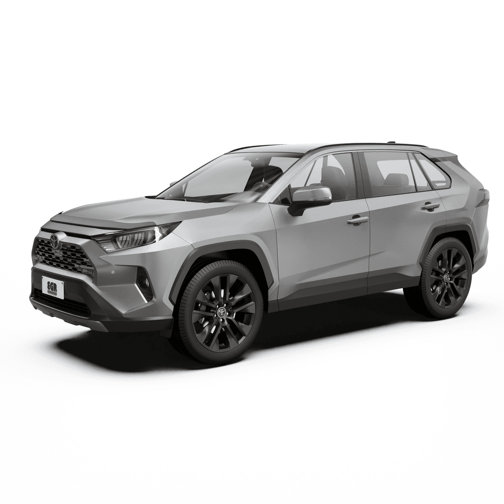 Toyota RAV4 2019-Onwards equipped with EGR Bonnet Protector, providing long-lasting bonnet protection and enhanced styling.