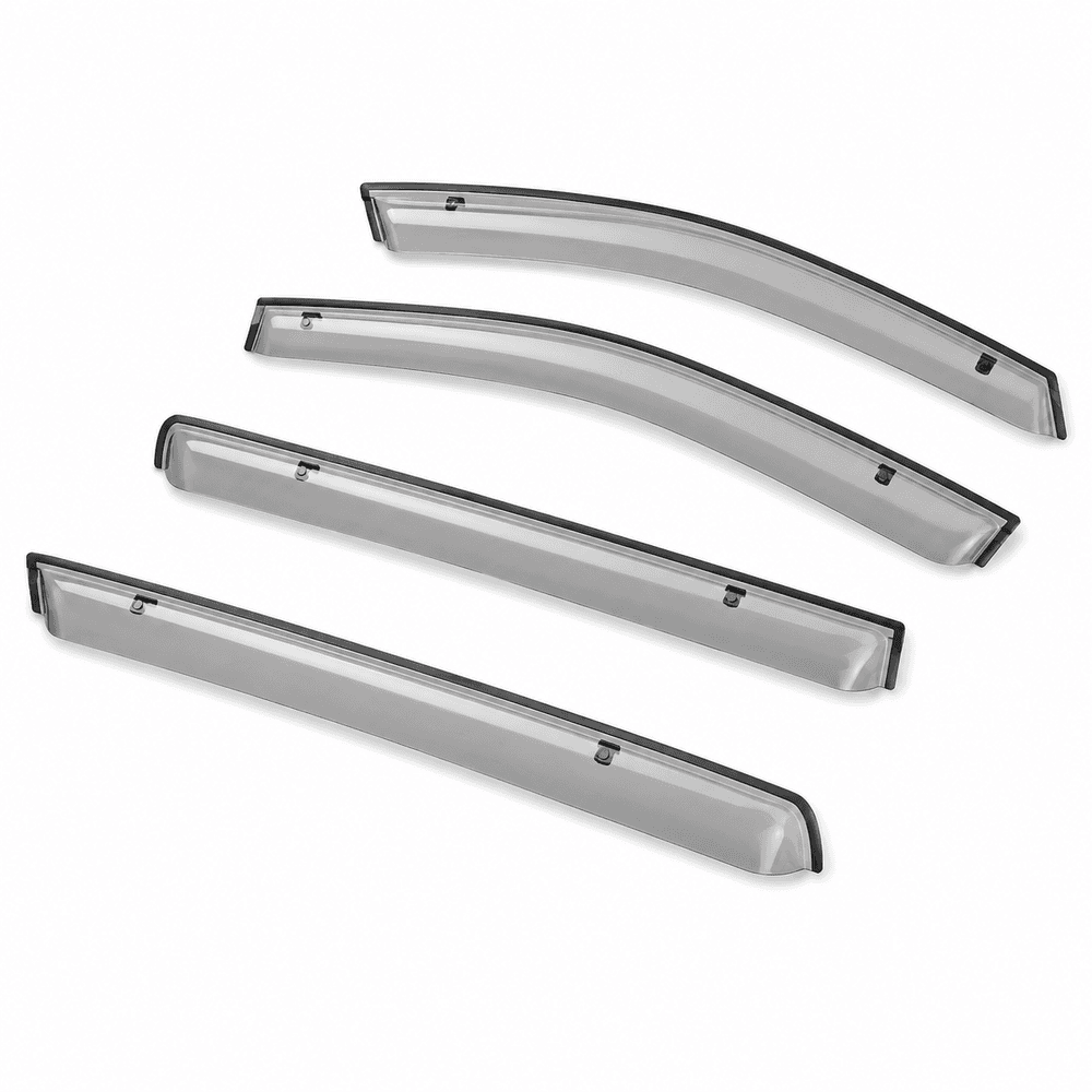 Four-piece EGR matte black Slimline Weather Shield set for Nissan X-Trail Aug 2022 onwards