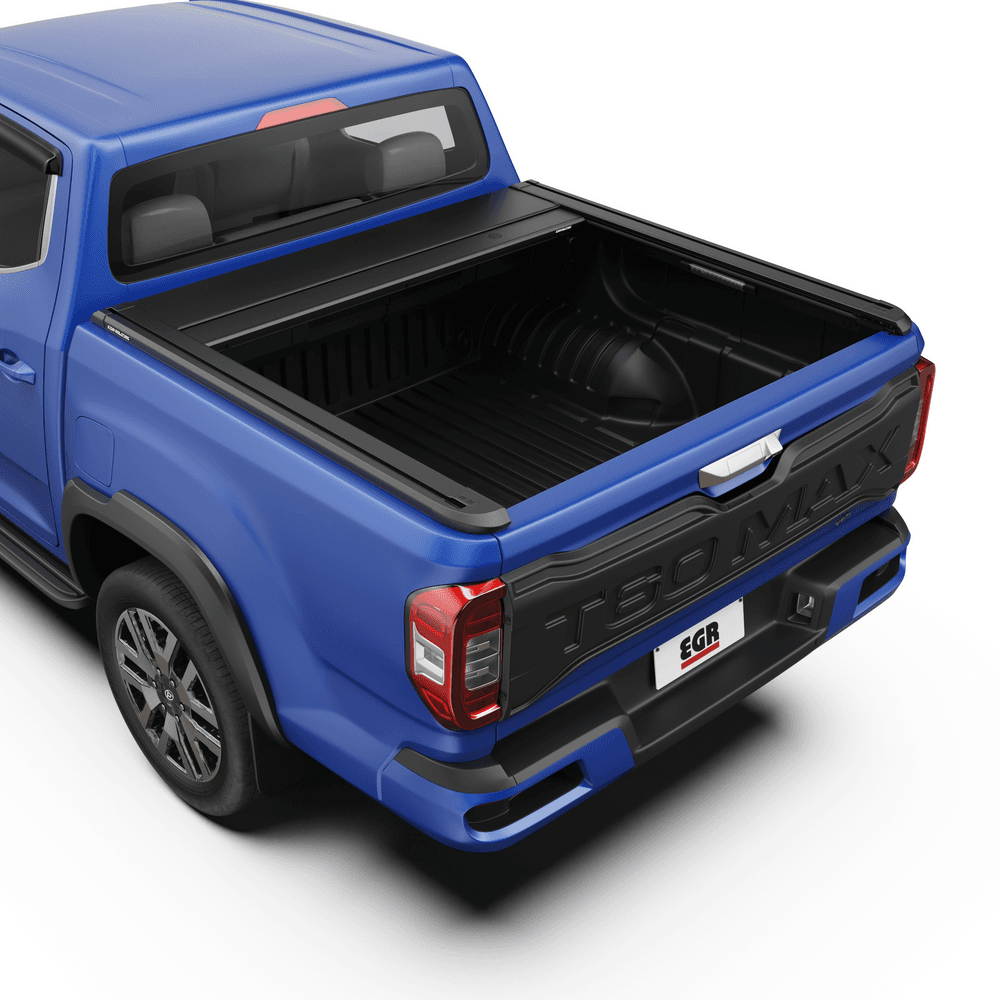 LDV T60 with the EGR Auto RollTrac Manual Roller Cover open, displaying full tub access