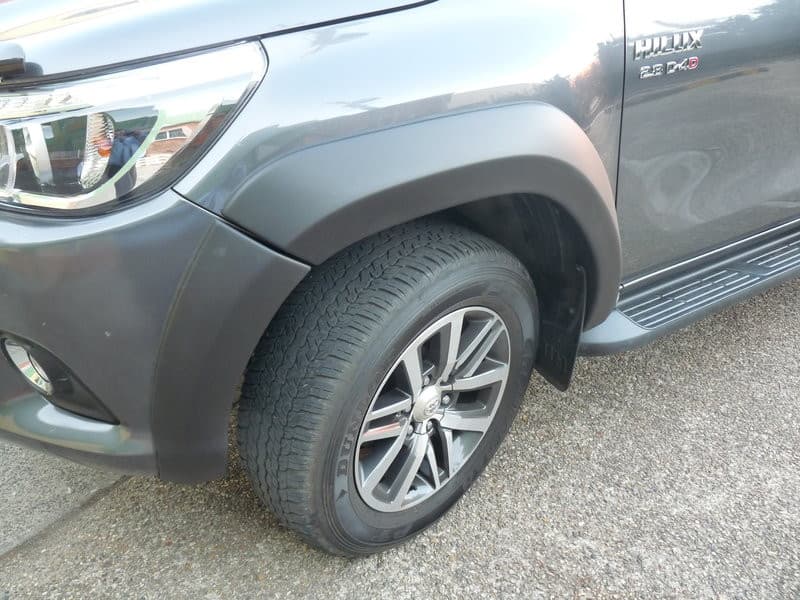 Toyota Hilux front quarter panel featuring premium EGR Fender Flares
