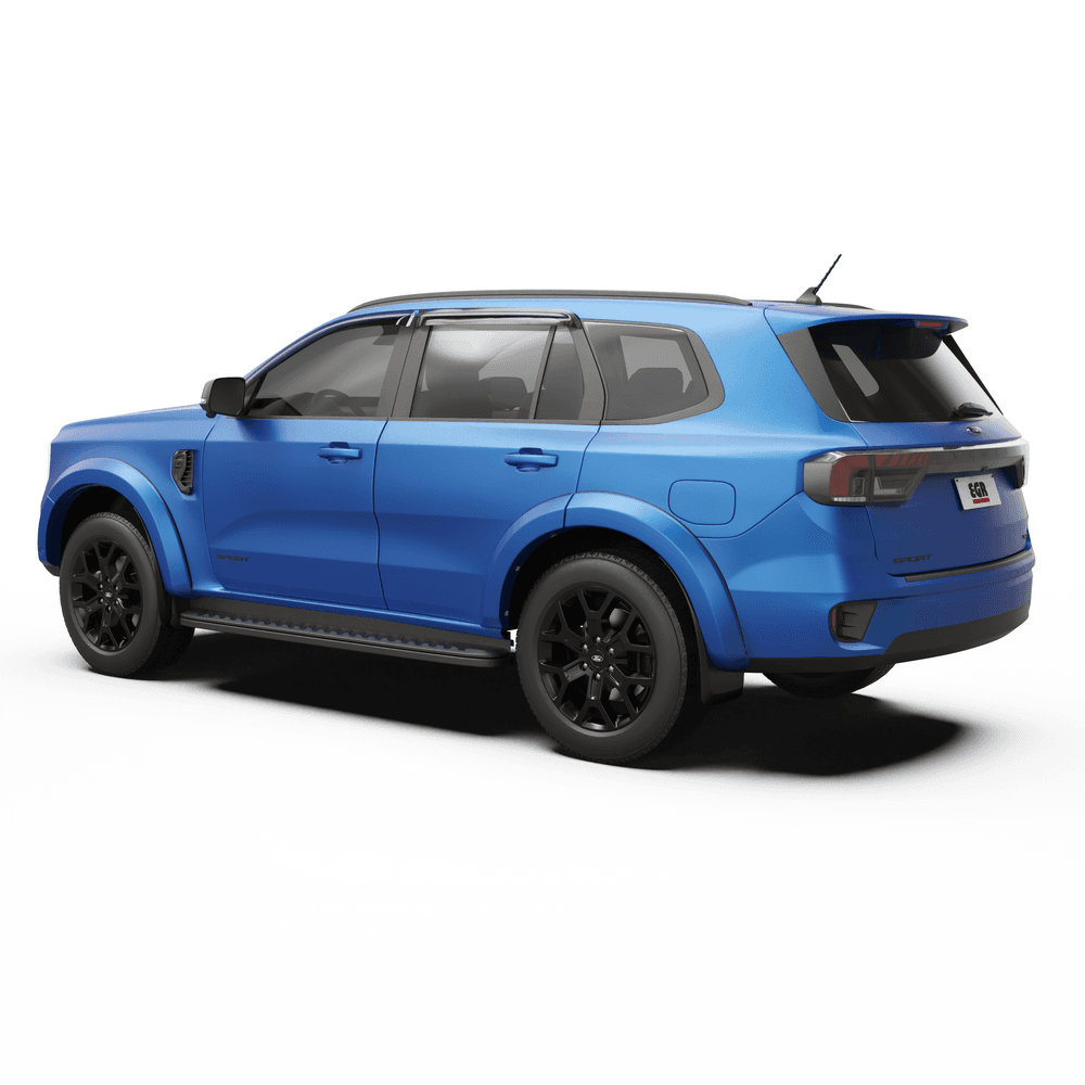 Toyota Hilux 2015–2018 equipped with EGR Fender Flares, rear three-quarter angle displaying wider stance and clean OEM-style alignment