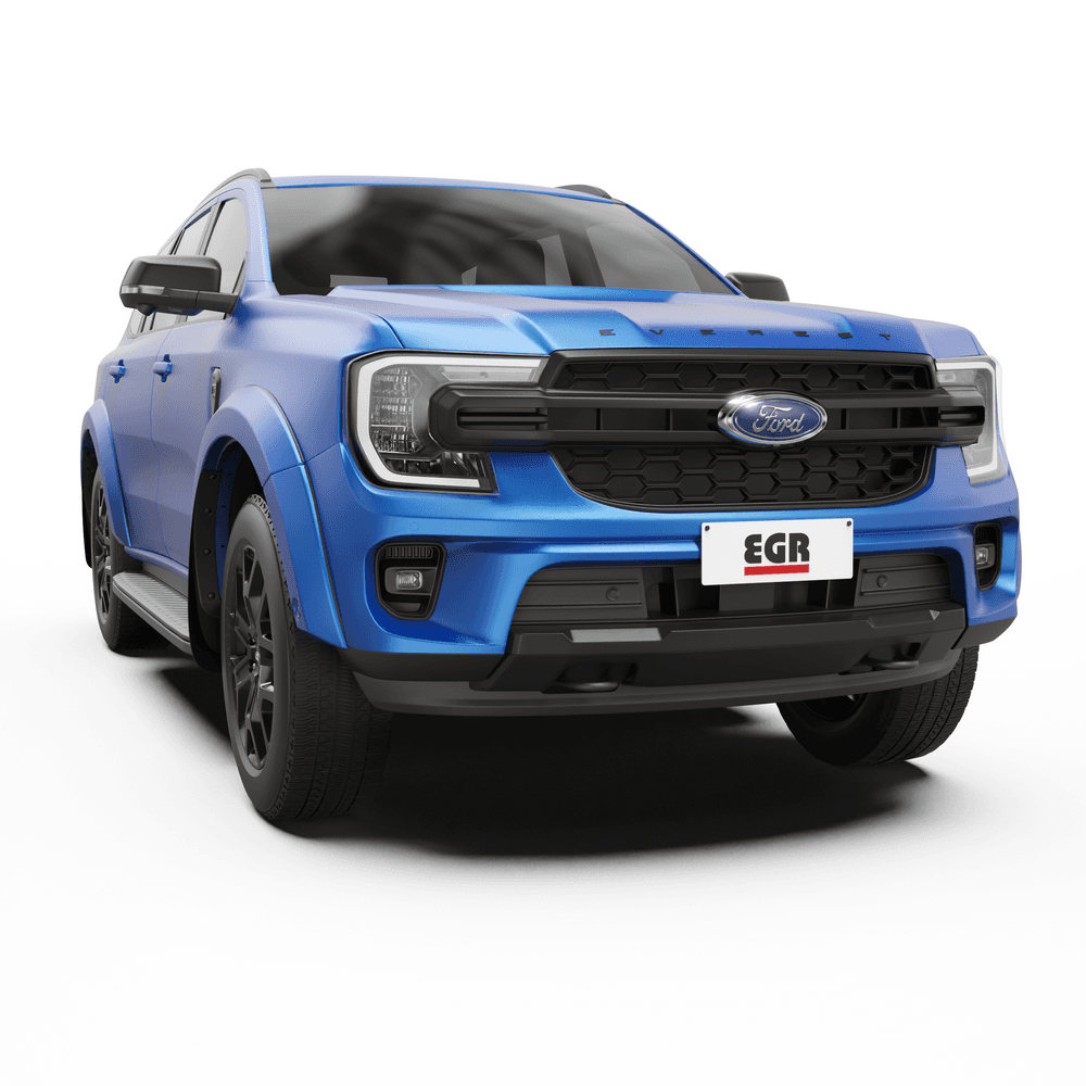 Close-up of EGR Fender Flares installed on the rear wheel arch of a Toyota Hilux 2015–2018, demonstrating durable ABS construction