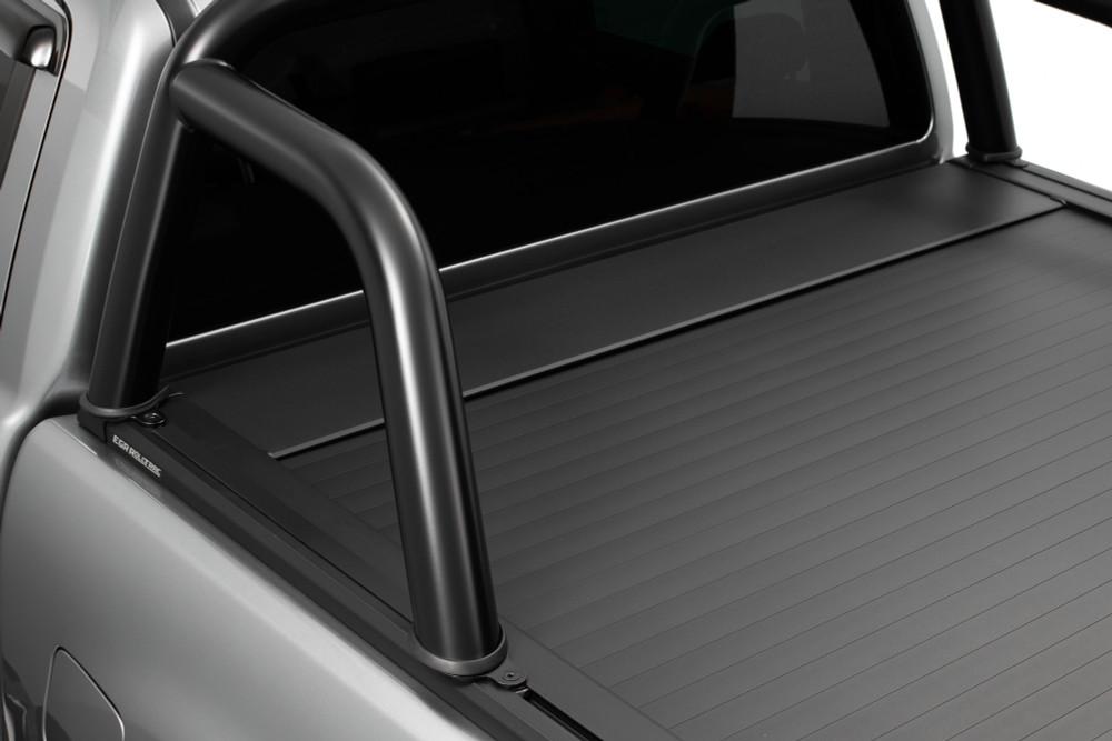 Underside view of EGR Sports Bar Adapter Kit on Ford Ranger PX, highlighting mounting points and brake light compatibility