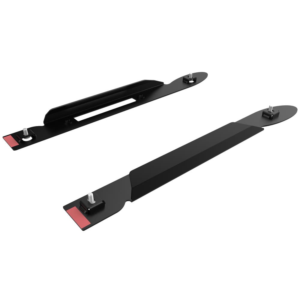 EGR RollTrac Sports Bar Adapter Kit for Toyota Hilux 2015, showing black powder-coated brackets and hardware components