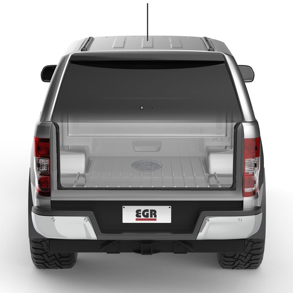 Ford Ranger PX fitted with EGR Dust Defender, rear view showing sealed tailgate area for dust and water protection