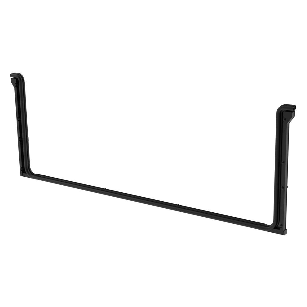 EGR Dust Defender Kit for Isuzu D-Max 2020–2023, showing black powder-coated metal bracing and rubber seals for tailgate dust protection