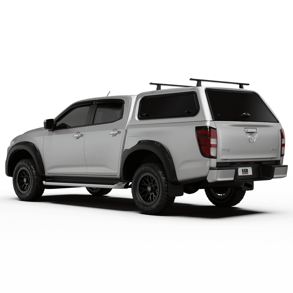 Mazda BT-50 2020 dual cab equipped with GEN3 Canopy and reinforced roof rack support frame