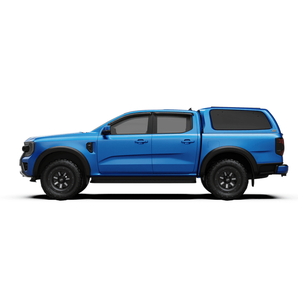 Full side view of Ford Ranger RA with the EGR GEN3 Canopy fitted