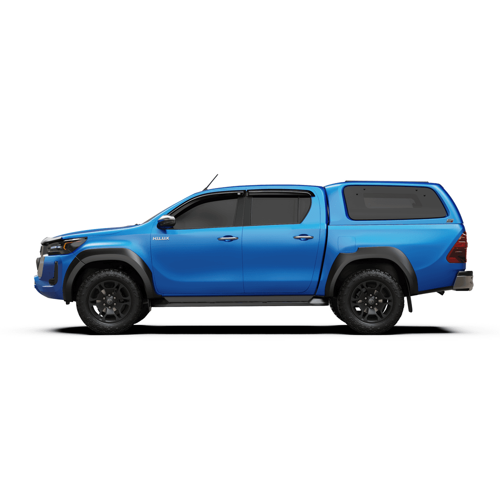 Side view of Toyota Hilux showing the seamless integration of the EGR GEN3 Canopy