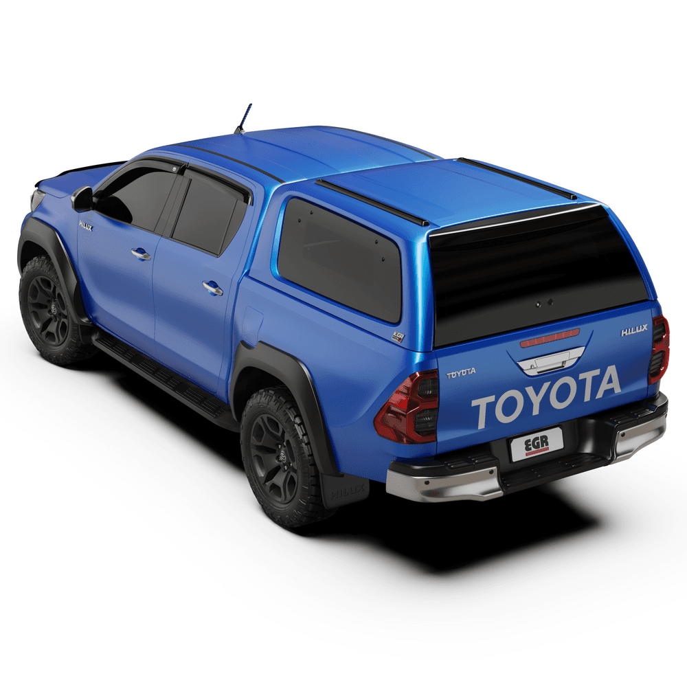 Toyota Hilux GEN3 Canopy shown from an angled front-side perspective
